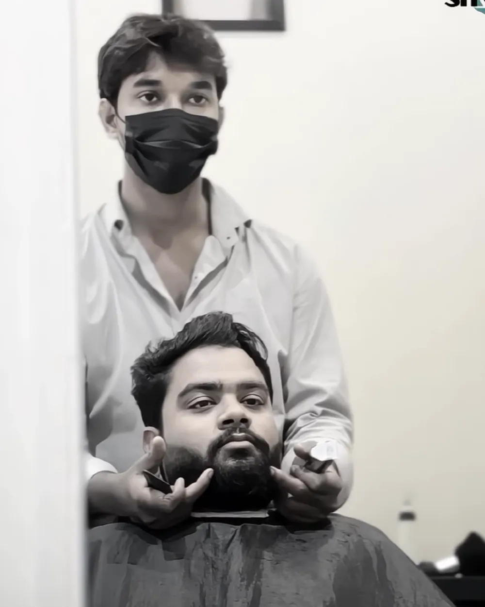 Precision beard grooming